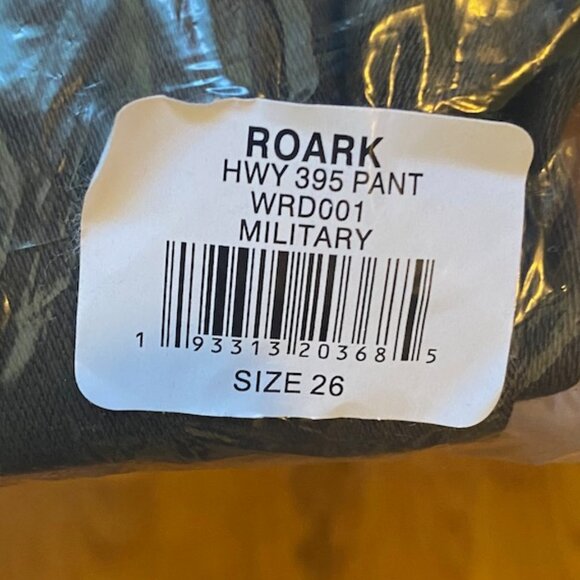 NWT Roark HWY 395 Denim Jeans, Color Military, Women's size 26 - Picture 3 of 16